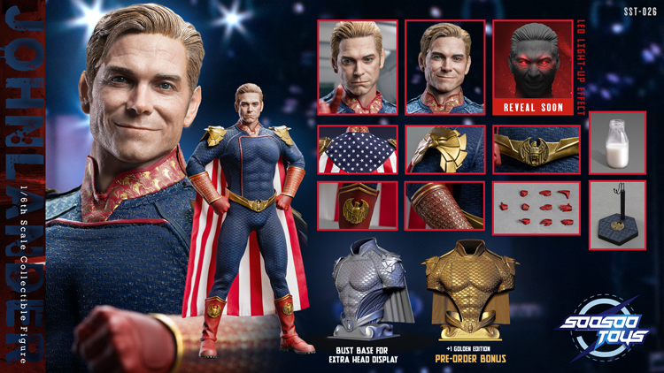 INSTOCK! Soosootoys SST-026 1/6 Homelander Protector The Boys John Action Figure