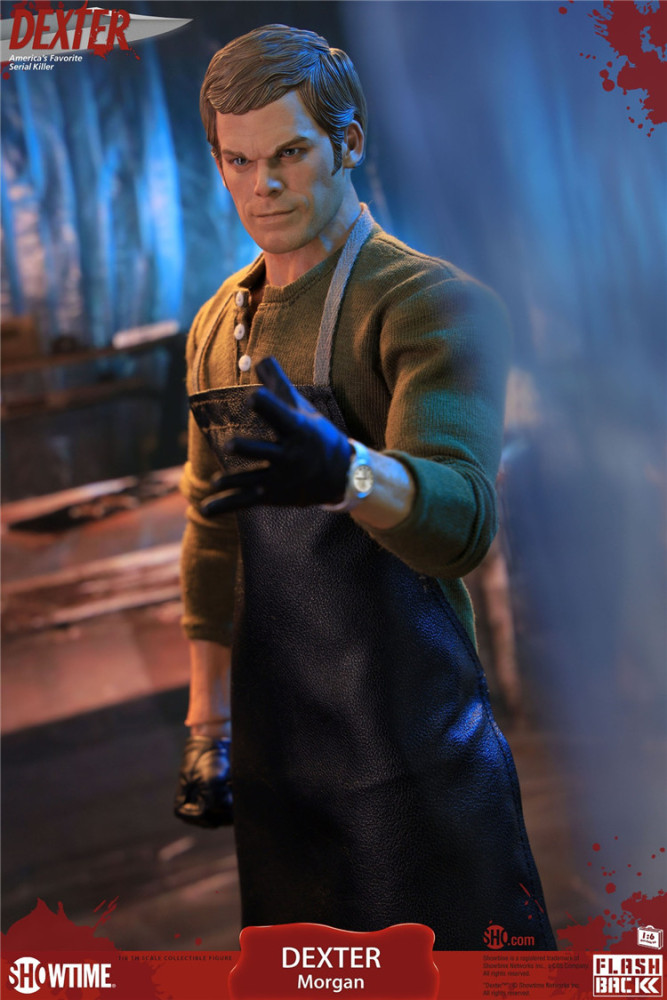 In Stock FLASHBACK 1/6 Bloodthirsty Forensic Dexter 12"Action Figure Toy