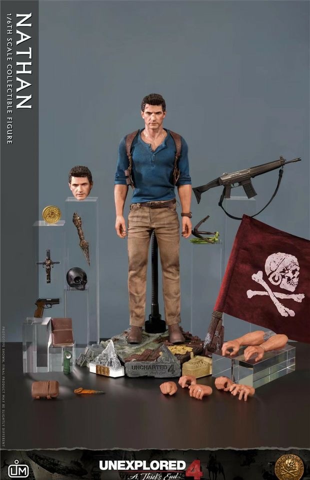 In Stock  LIMTOYS LIM012 1/6 Uncharted 4 Nathan Drake Collectible Action Figure