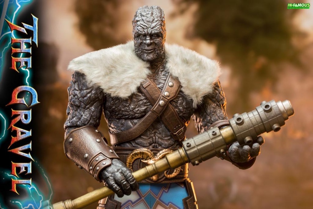 In Stock  IN-FAMOUS IF005 1/6 Thor The Gravel Korg Collectible Action Figure Toy
