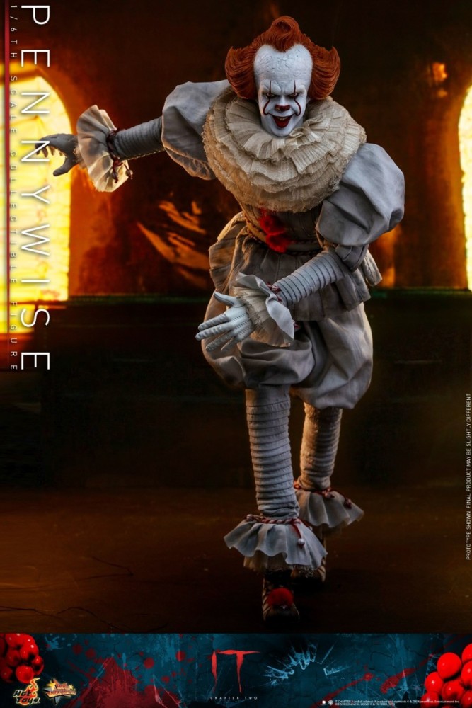 In Stock Hot Toys It Chapter Two Pennywise MMS555 1/6 Action Figure Model