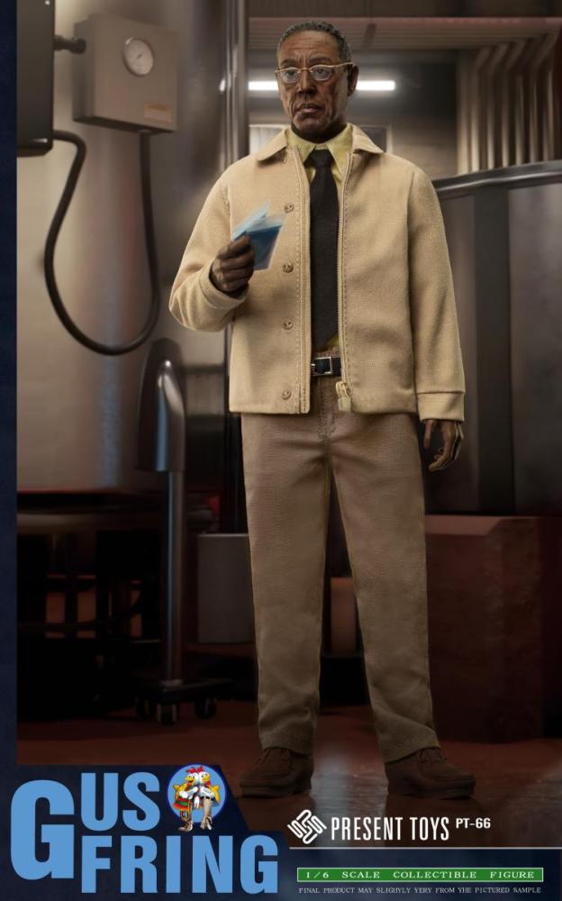 In Stock PRESENT TOYS PT-sp66 1/6 Gus Fring Collectible Male Action Figure Model