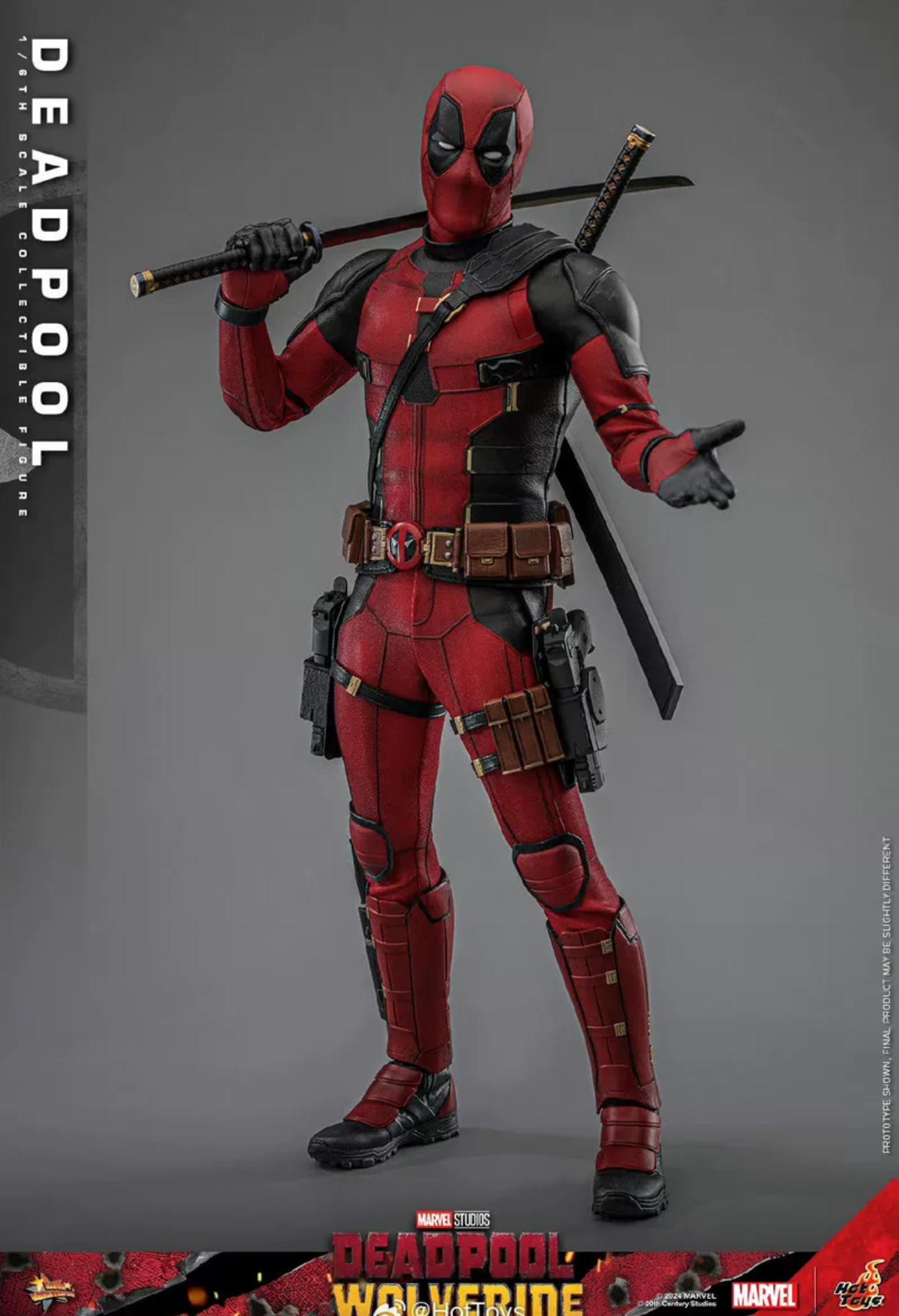 IN STOCK HOTTOYS Deadpool and Wolverine Deadpool 1/6