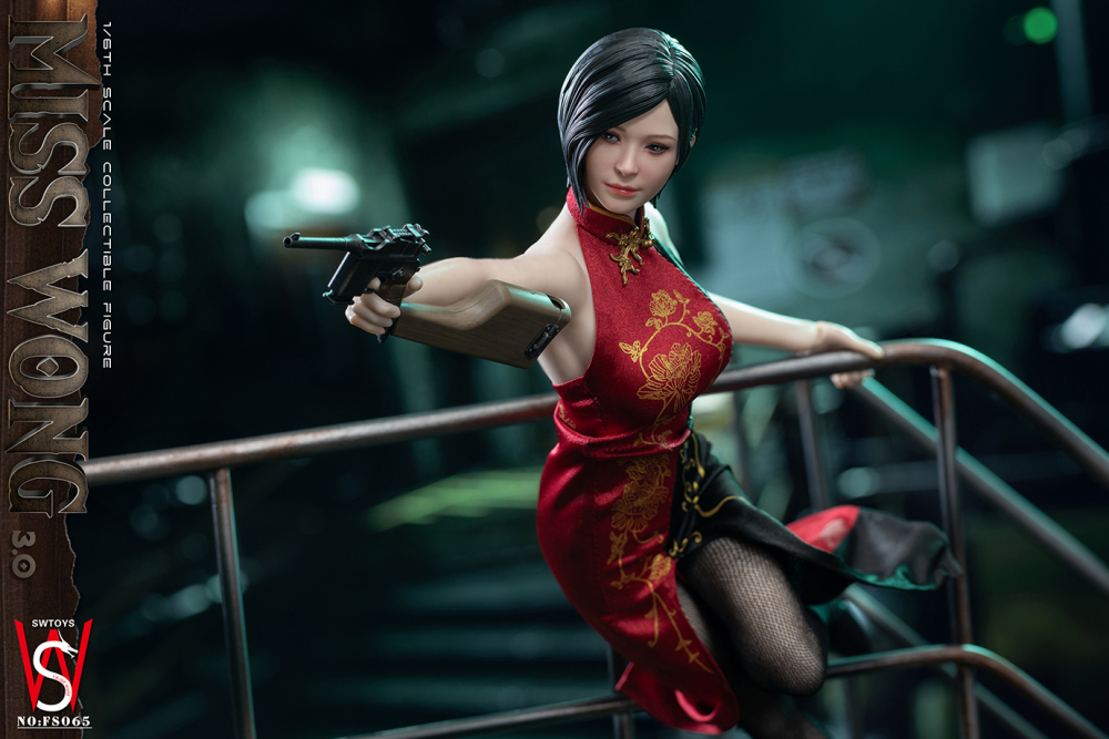 In Stock SWTOYS FS065 1/6 Miss Wong Collectible Female Action Figure Model
