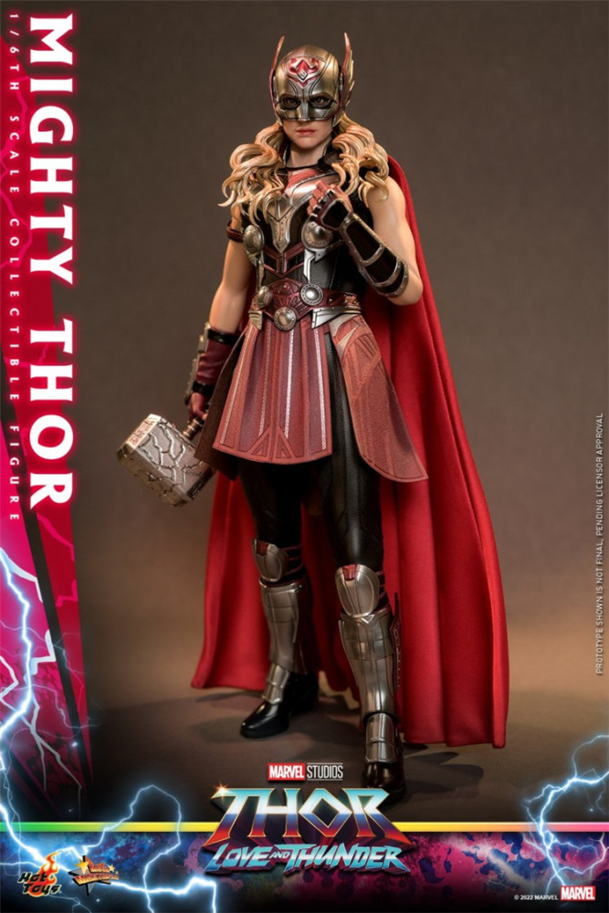In Stock  Hot Toys MMS663 Thor: Love and Thunder Mighty Thor 1/6 Action Figure