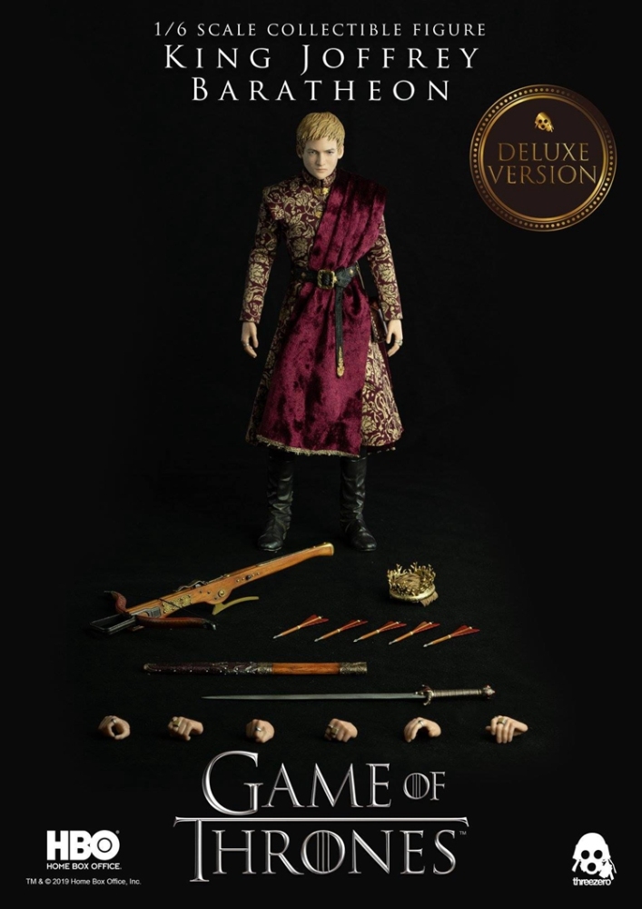 Threezero 3Z0070 1/6 Game of Thrones King Joffrey Baratheon Deluxe Ver Figure In Stock