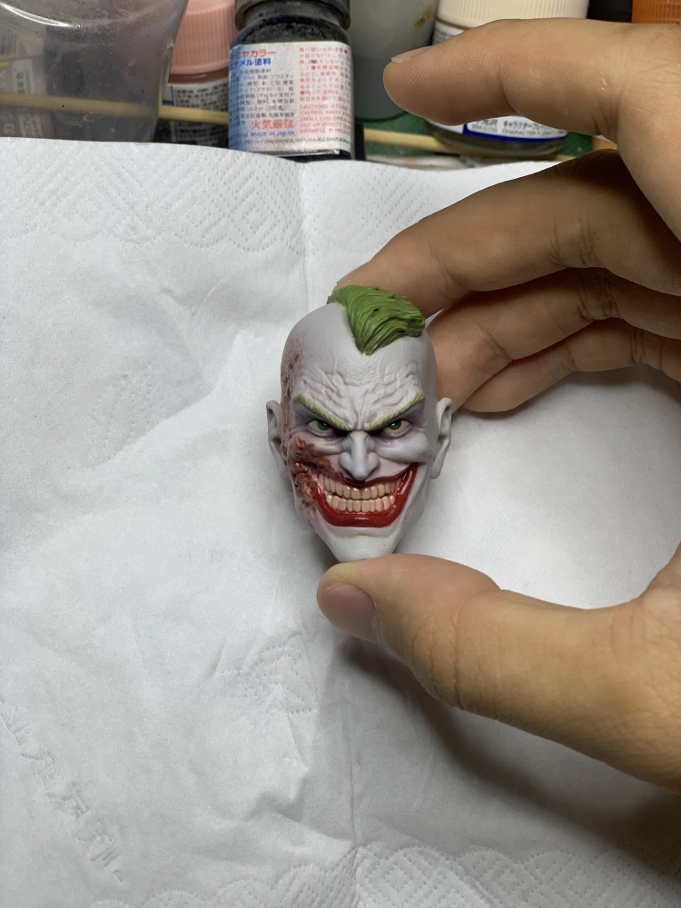 End Game Joker 1/6th Headsculpt Burn Ver.