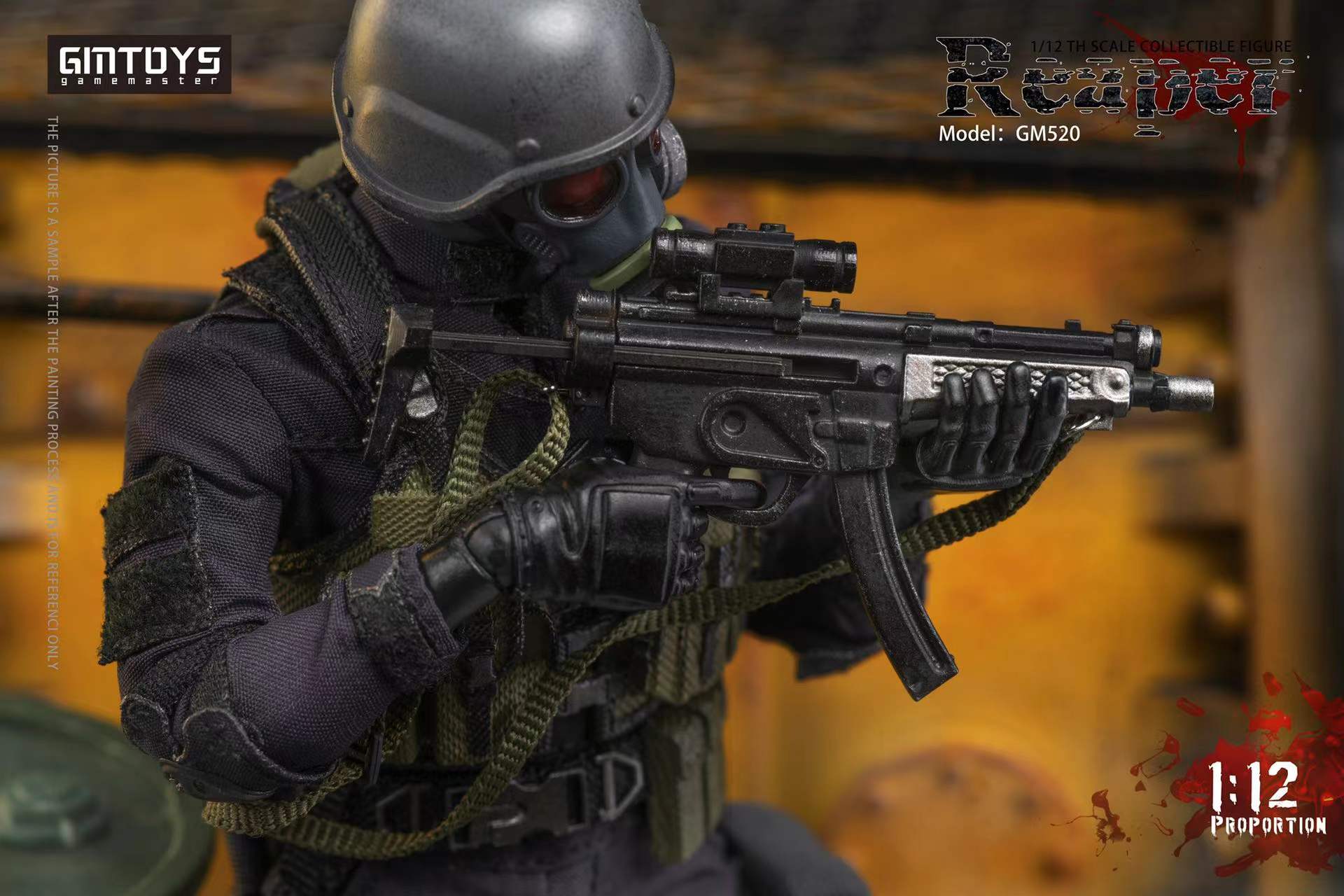 Gmtoys Resident Evil hunk Action Figure Model In Stock 1/12 Scale