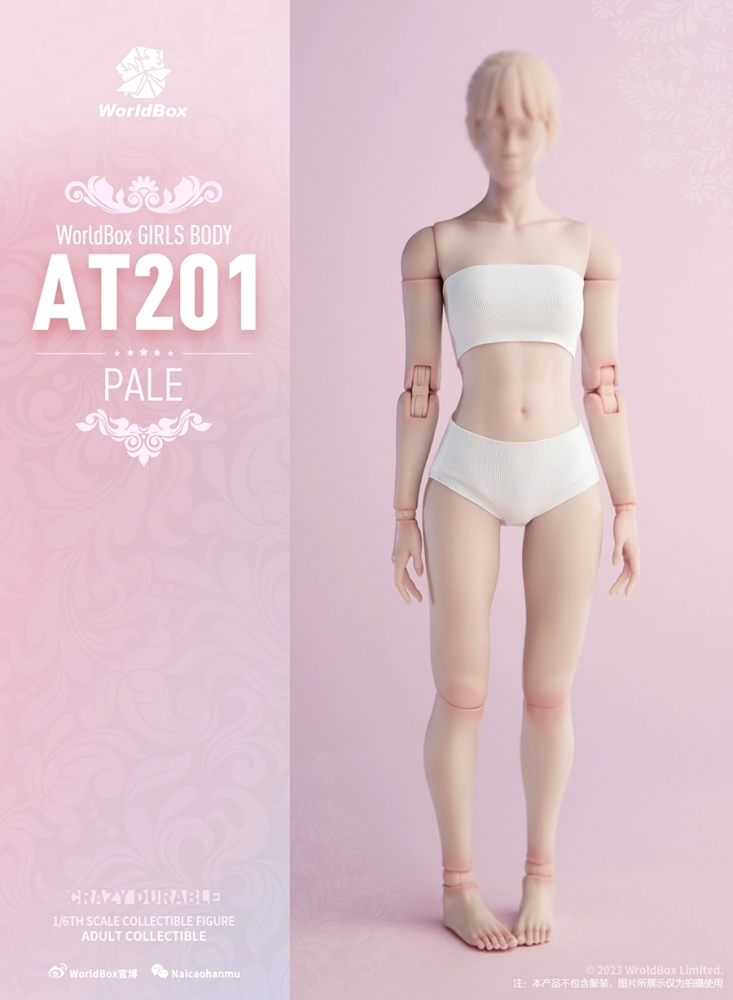 Worldbox AT201 AT202 1/6 Scale Collectible Figure Flexible European Girls Types Joint Body 12'' Action Figure Model Toys