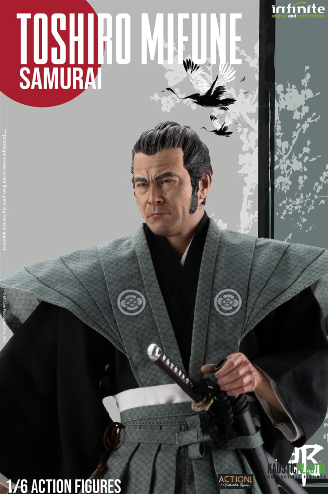 In Stock  Infinite Statue X Kaustic Plastik Toshiro Mifune Samurai/Ronin/Double Pack 1/6  Action Figure