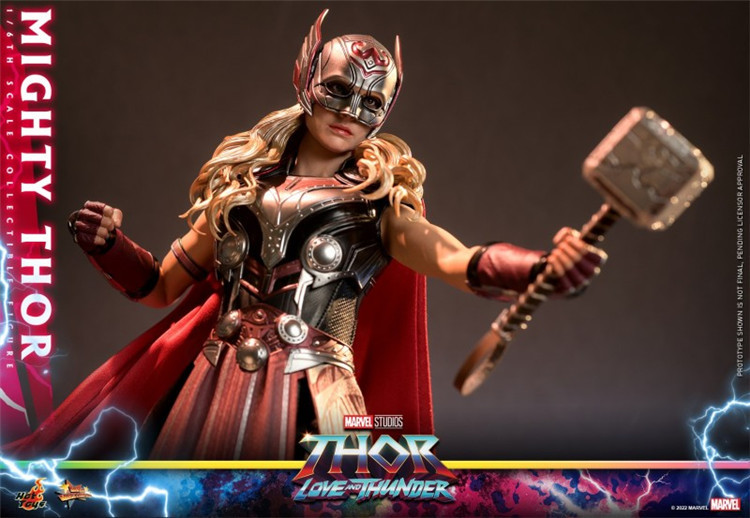 In Stock  Hot Toys MMS663 Thor: Love and Thunder Mighty Thor 1/6 Action Figure