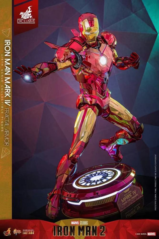 In Stock 🔥Hot Toys 1/6 Iron Man 2 Iron Man Mark4(Phantom Geometry)