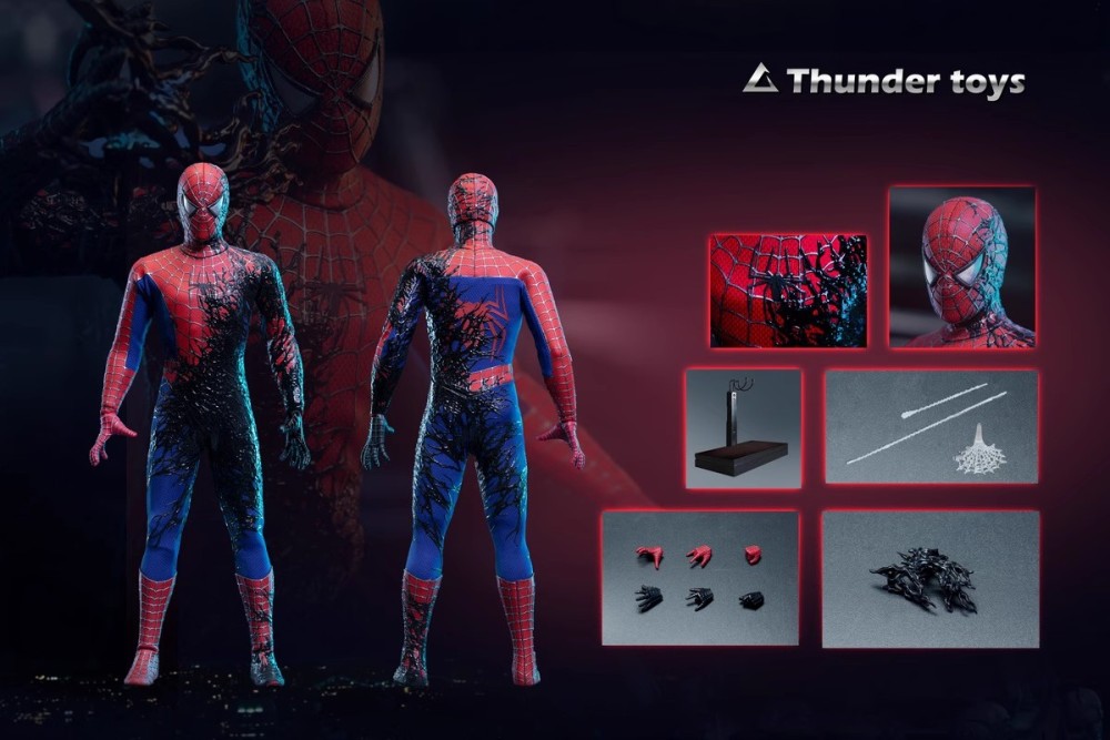 THUNDER TOYS TD2025B SPIDERMAN VENOM 1/6 IN STOCK