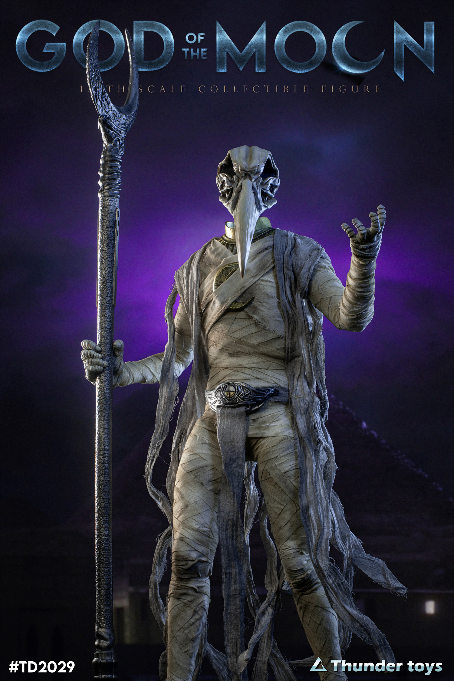 Thunder Toys 1/6 月之神様　TD2029 コンス　ムーンナイト In Stock Thunder Toys TD2029 1/6 God of Moon Khonsu Action Figure