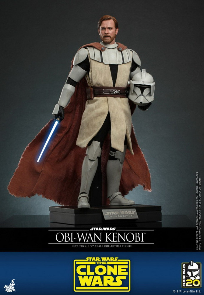 In Stock HOTTOYS 1/6 TMS095 OBI-WAN KENOBI THE CLONE WARS