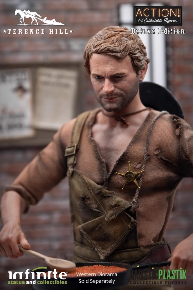 In Stock  Mario Girotti Terence Hill As Trinity' Infinite Statue Sideshow Available Now