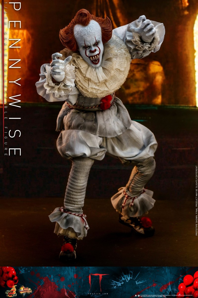 In Stock Hot Toys It Chapter Two Pennywise MMS555 1/6 Action