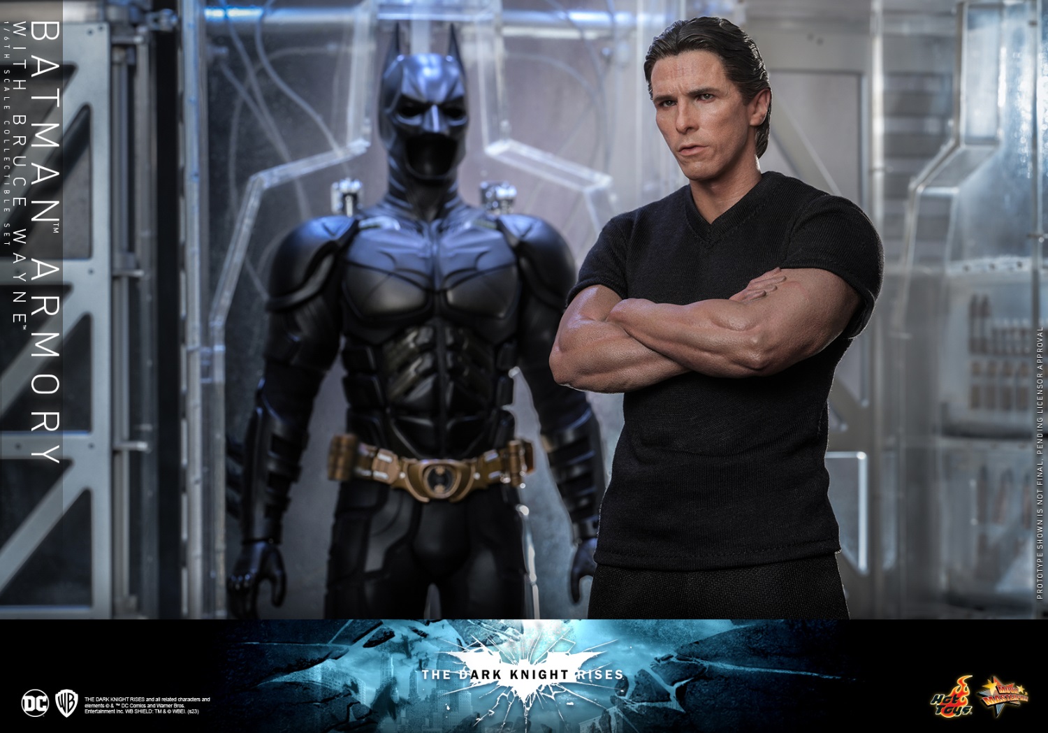 In Stock HotToys HT 1/6 MMS702 Batman Armory With Bruce Wayne