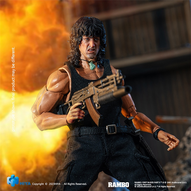 In Stock HIYA Toys 1/12  ESR0100 Exquisite Super series RAMBO First Blood III