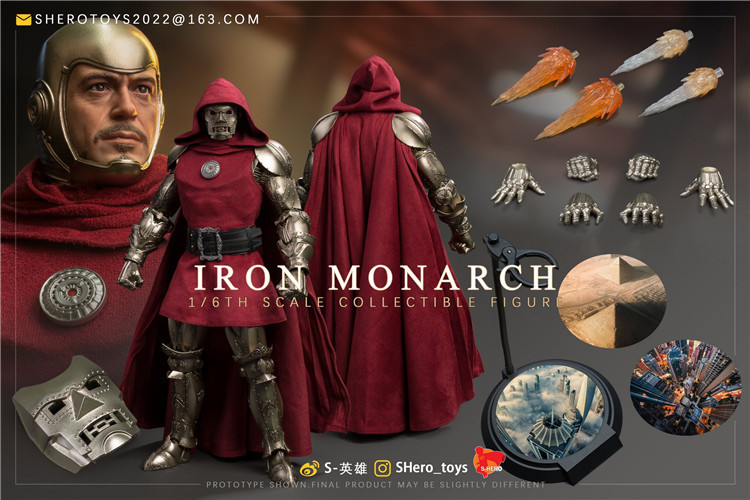 In Stock S-HERO SH003 1/6 Iron Lord Action Figure