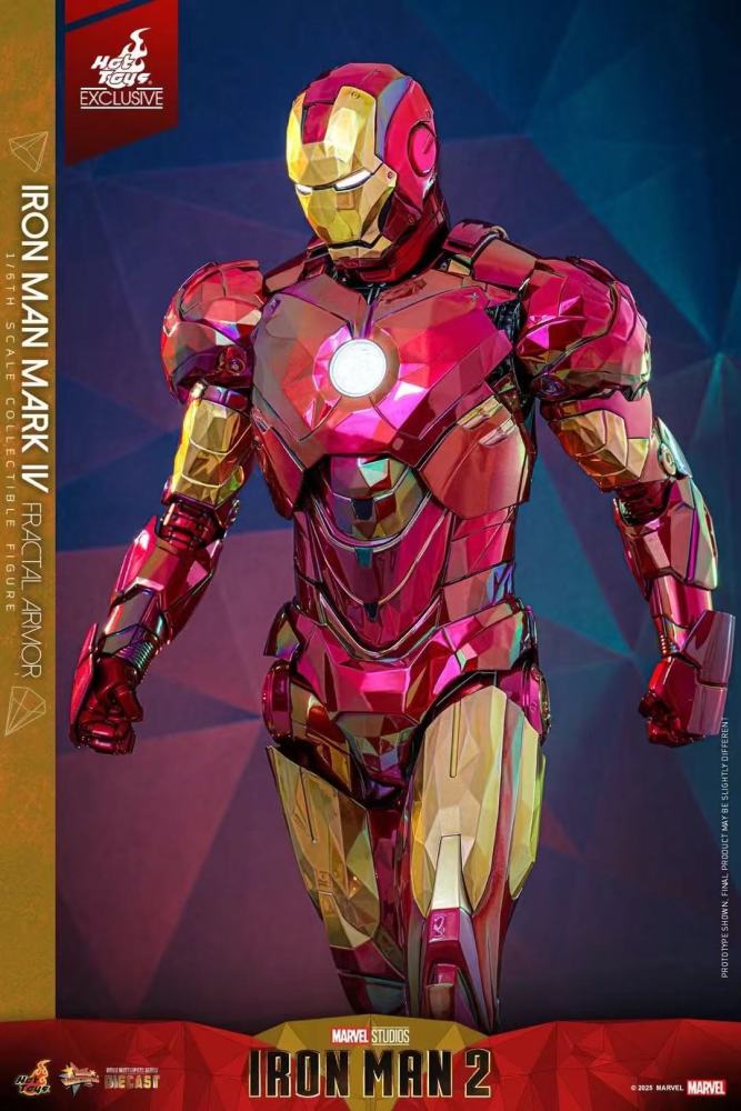 In Stock 🔥Hot Toys 1/6 Iron Man 2 Iron Man Mark4(Phantom Geometry)