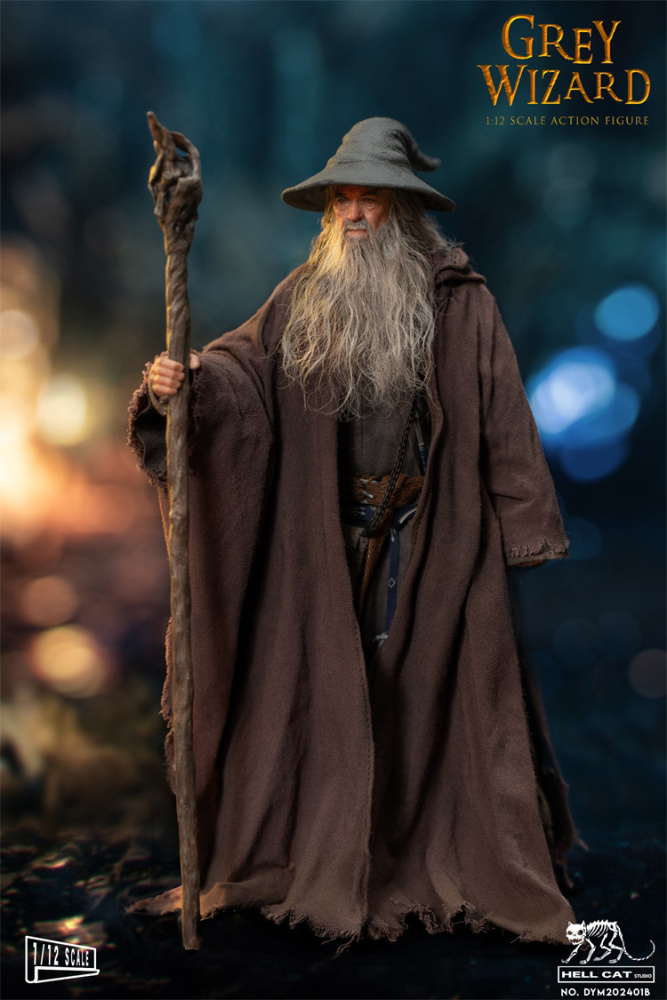 In Stock Hell Cat 1/12 Grey Wizard Action Figure (DYM202401A/B/C)