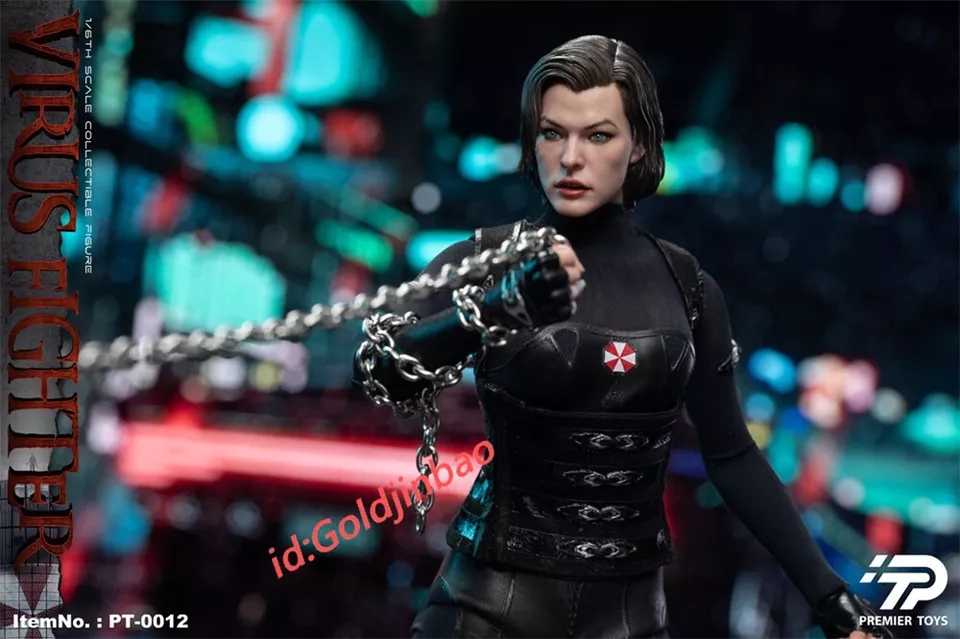 Premier Toys 1/6 アクションフィギュア ウイルスファイター Pre-order] Premier Toys PT-0012 1/6 Virus Fighter Alice