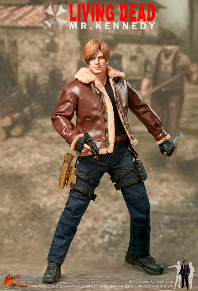 In stock Hot Heart 1/6 Resident Evil Leone Mr.Kennedy Action Figure FD014