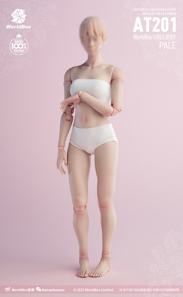 Worldbox AT201 AT202 1/6 Scale Collectible Figure Flexible European Girls Types Joint Body 12'' Action Figure Model Toys