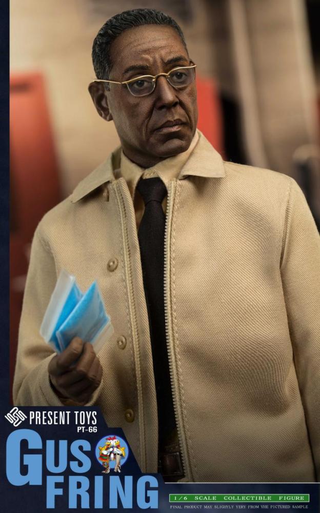 In Stock PRESENT TOYS PT-sp66 1/6 Gus Fring Collectible Male Action Figure Model