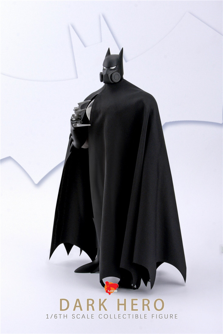 In Stock S-HERO SH005 1/6 Animation Bat Dark Hero Male Action
