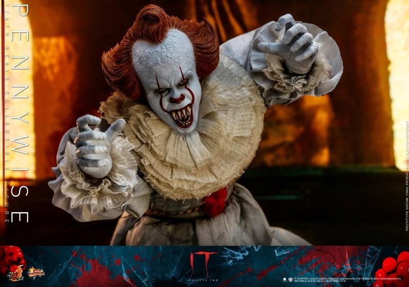 In Stock Hot Toys It Chapter Two Pennywise MMS555 1/6 Action Figure Model