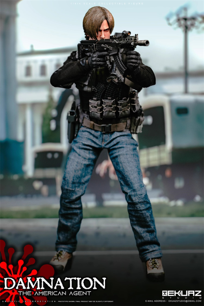 [Pre-order] EKUAZ STUDIO EKS09 1/6 Resident Zombie Evil Crisis Leon Action Figure