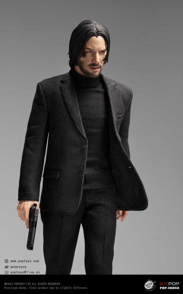 In Stock  POPTOYS EX053 1/6 GodKiller Johh Wick Collectible Action Figure Model