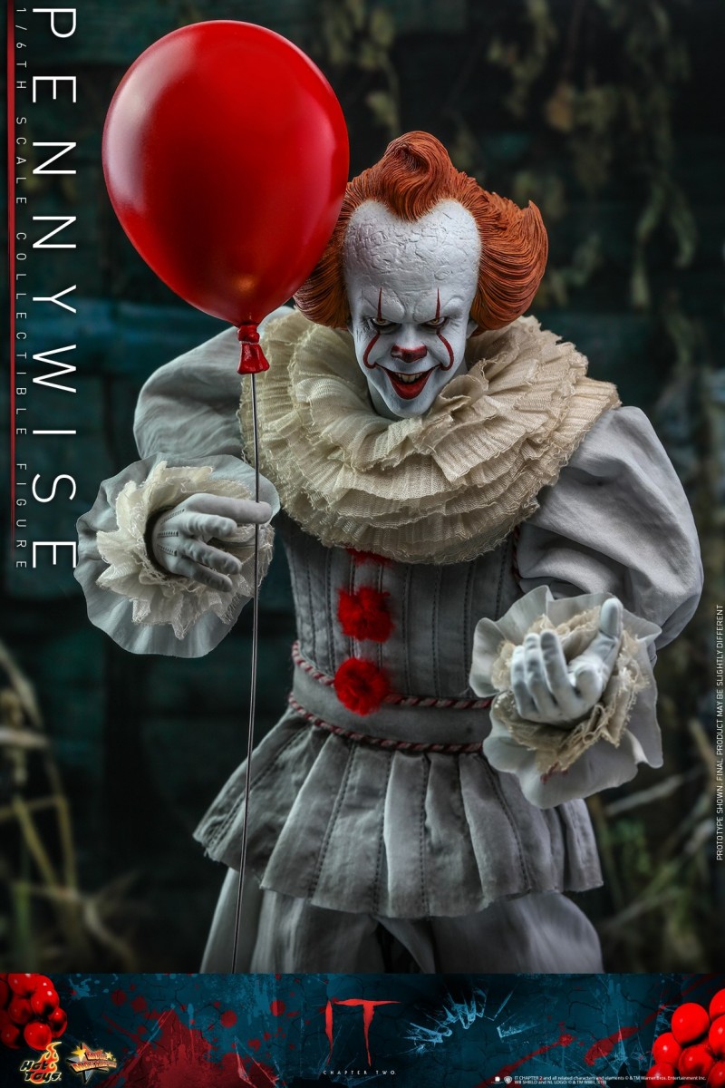 MMS555 ホットトイズ ペニーワイズ pennywise 1/6フィギュア 1/6 Scale IT Pennywise Action Figure Hot Toys 904949 MMS555