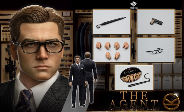 In Stock New PRESENT TOYS PT-sp47 1/6 Kingsman Eggsy Action