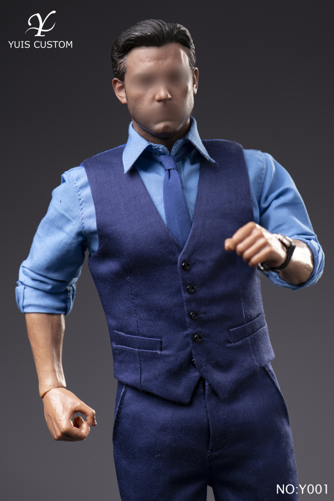 YUIS CUSTOM TOYS 1/6 Y001  Batman Ben Affleck Suit Clothes Set Fit 12'' Male Action Figure  no body Nohead
