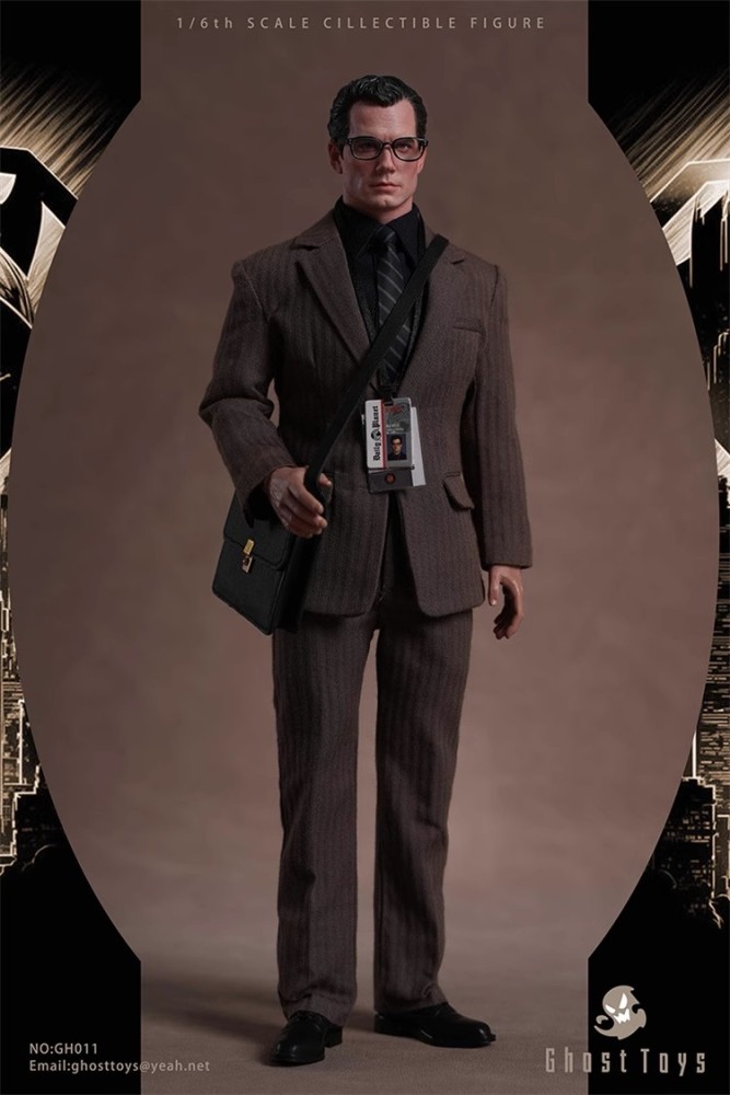 In Stock Ghost Toys GH-011 1/6 Metropolis Journalist Clark Action Figure Model