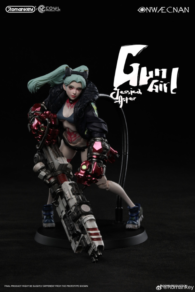In Stock Romankey X COWL 1/12 Gun Girl Collectible Female Action Figure Model