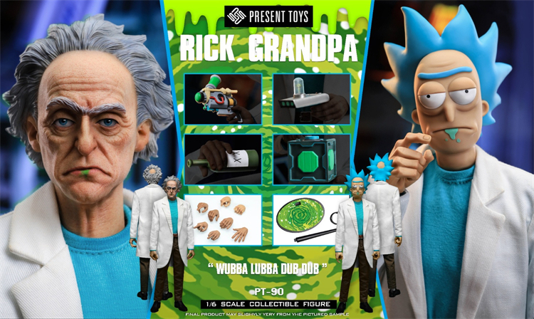 [Pre-order]  PRESENT TOYS PT-sp90 1/6 Rick Sanchez Collectible Action Figure Model
