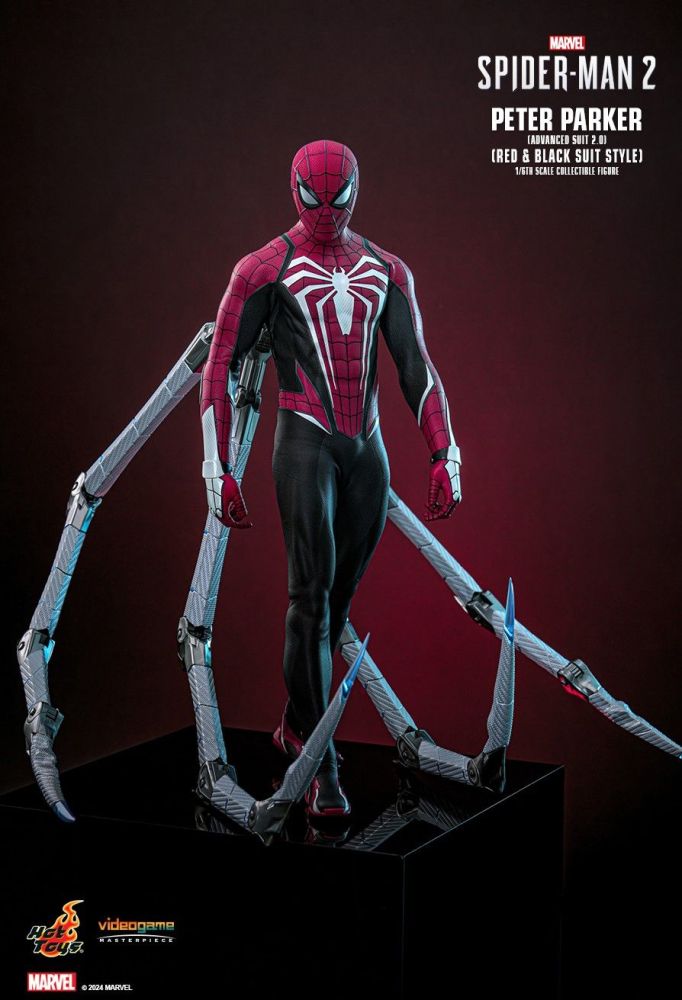 In Stock Hot Toys VGM66 spiderman 2 Spider-Man Peter Parker Advanced Suit 2.0 1/6 Figure