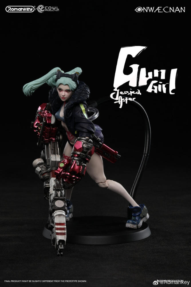 In Stock Romankey X COWL 1/12 Gun Girl Collectible Female Action Figure Model