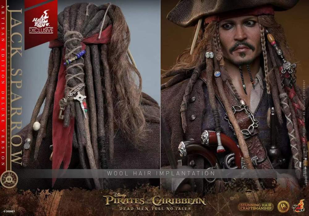 First batch HOTTOYS 1/6 DX37 DX38 ARTISAN JACK SPARROW