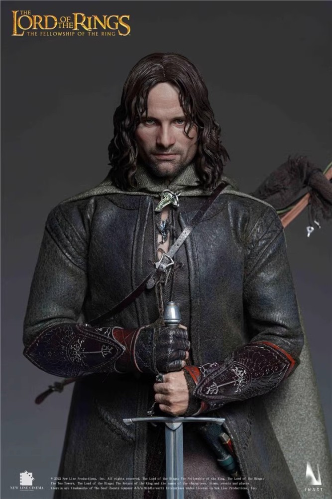 In Stock  INART 1/6 A005P1 ARAGORN PREMIUM (ROOTED HAIR)