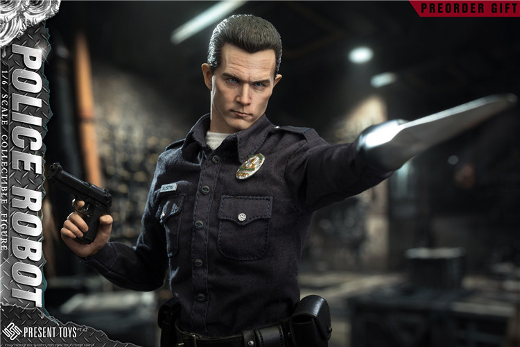 In Stock PRESENT TOYS PT-sp62 1/6 The Police Robot 12