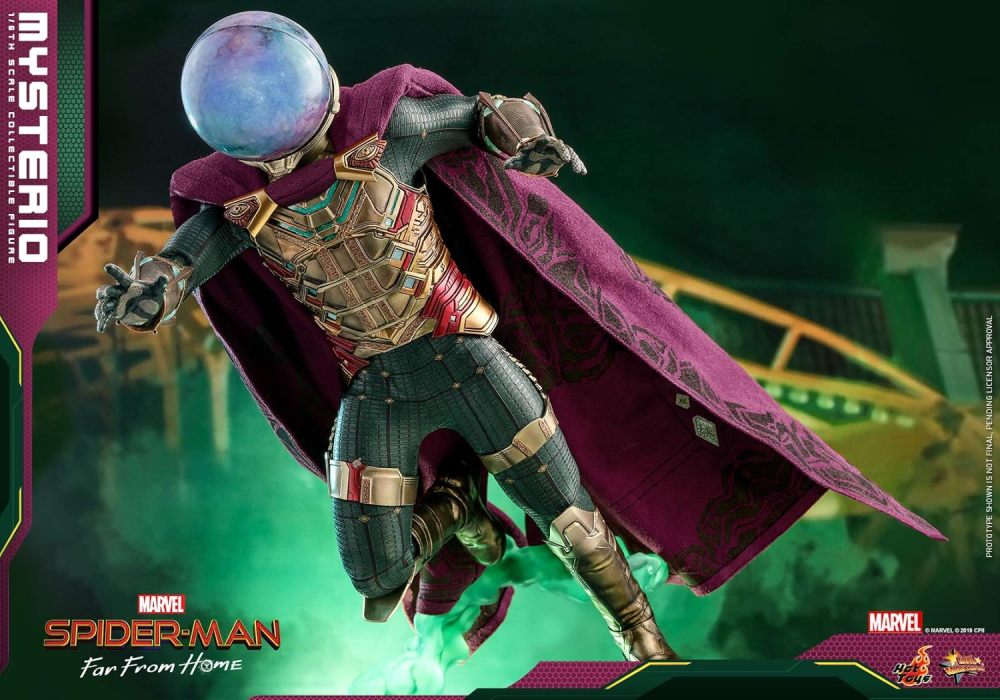 Hot Toys Marvel Comics Spider-Man Far from Home Mysterio Jake Gyllenhaal 1/6 Scale Collectible Figure