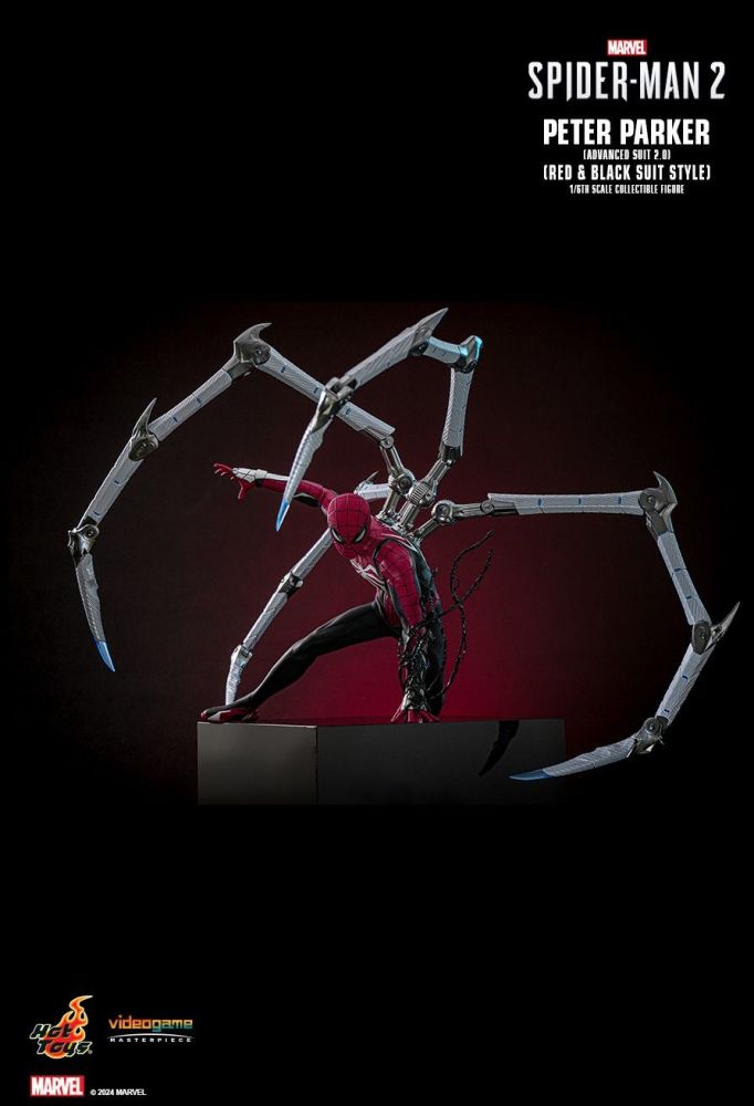 In Stock Hot Toys VGM66 spiderman 2 Spider-Man Peter Parker Advanced Suit 2.0 1/6 Figure