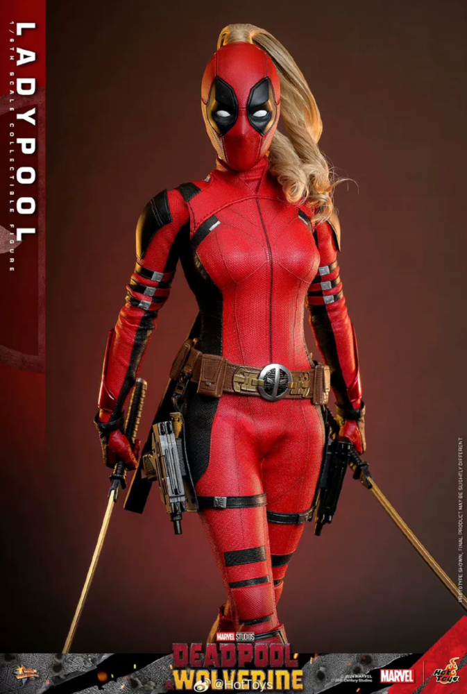 IN STOCK Hottoys  "Deadpool and Wolverine" Female Deadpool 1/6 Collection figure