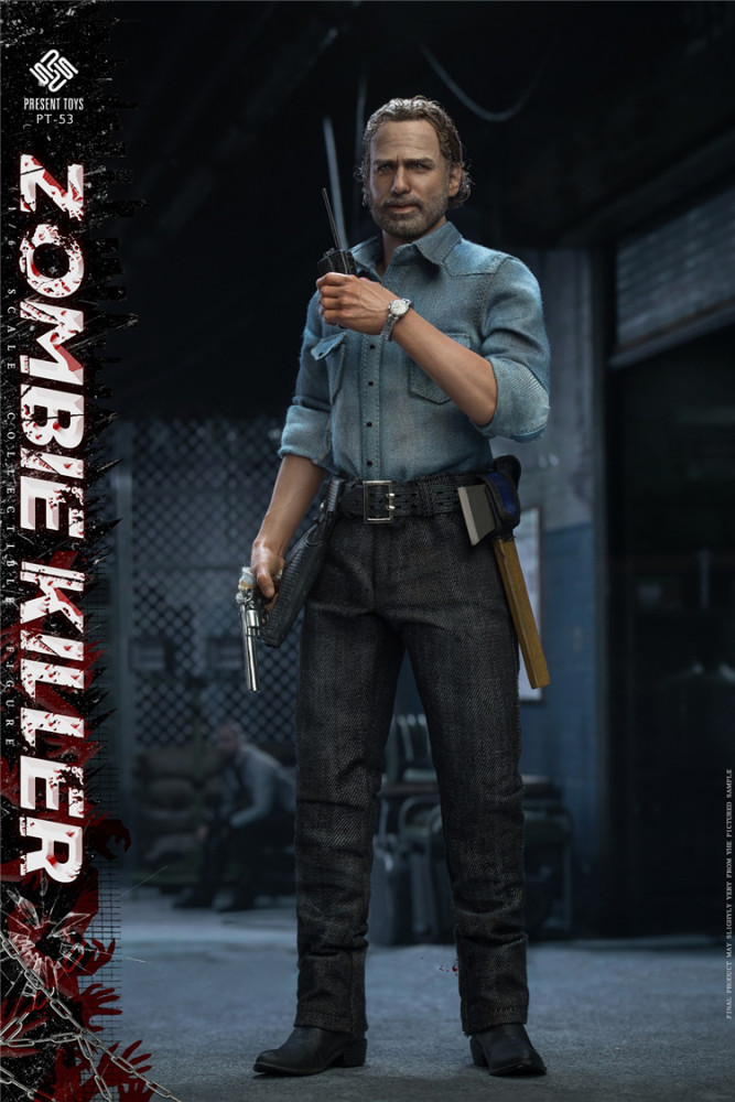 In Stock PRESENT TOYS PT-sp53 Rick Grimes 1/6th Collectible Action Figures Models Statues
