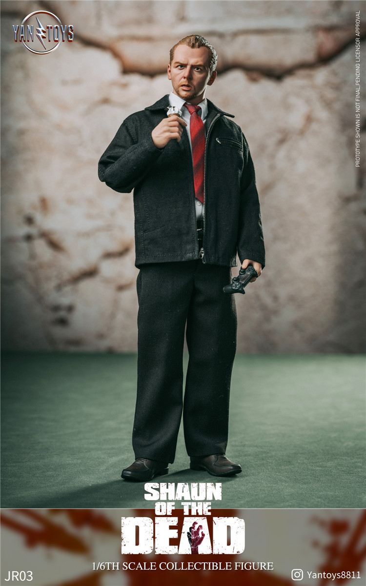 YANTOYS 1/6 ショーン オブ ザ デッド ショーン In Stock YANTOYS JR03 1/6 Shaun of the Dead Action figure